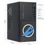 Ankermann Silent Desktop PC Palma | Intel Core i5-6500 | 16Go RAM | 480Go SSD | Windows 11 | Libre Office