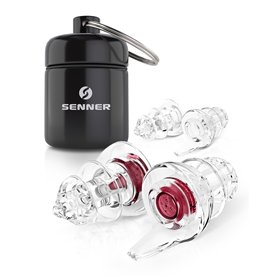Bouchon d'oreille Senner WomenPro avec étui en aluminium. Idéal pour les femmes