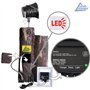 Fontaine Cascade de Jardin Solaire Autonome avec Batterie Li-ION et Lumière LED Pretty Bird 76 cm