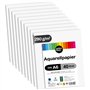 perfect ideaz 40 feuilles FSC de papier aquarelle