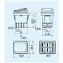 Interrupteur à bascule ON-OFF 230V lumineux AN01 étanche IP55, testé TÜV - identique à KEDU HY12-15