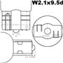 LIGHTWORLD24 10 x W5W T10 12V 5W Lampe de position, culot 2.1x9.5d, lampe à base en verre, lampe de signalisation, lumière de st