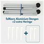MOMEVO Sunsail Young Family Tente de plage avec protection UV certifiée UPF50+ (jusqu'à 4 personnes, bleu pétrole)