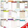 PRICARO Lot de 5 listes de courses « Mediterranean » A6
