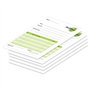 PRICARO Lot de 5 blocs de commande Vert Format A6