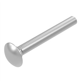 SECCARO Lot de 20 boulons de carrosserie M8 x 70 mm