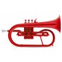 Classic Cantabile MardiBrass bugle Sib en plastique rouge