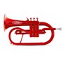 Classic Cantabile MardiBrass bugle Sib en plastique rouge