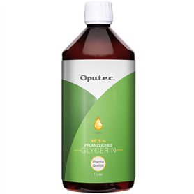 Glycérine végétale Oputec 1L de qualité pharmaceutique - glycérine liquide de 1000 ml qualité pharmaceutique européenne - Pour c