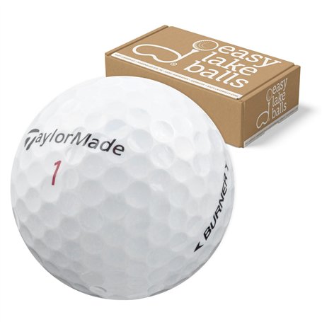 Easy Lakeballs 50 Taylor Made Burner BALLES DE Golf RÉCUPÉRATION/Lake Balls - QUALITÉ AAAA/AAA (Pearl/A Grade) - dans Sac en Fil