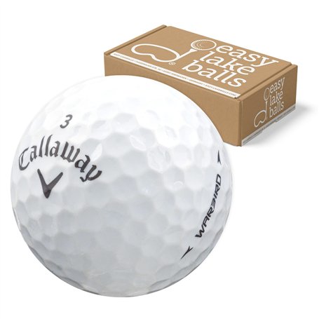 easylakeballs 50 Callaway WARBIRD BALLES DE Golf RÉCUPÉRATION/Lake Balls - QUALITÉ AAAA/AAA (Pearl/A Grade) - dans Sac en Filet