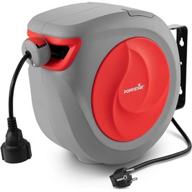 Poppstar Enrouleur de Câble Automatique 15m + 1