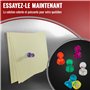 Poppstar Aimants Cônes Colorés pour Tableau, 50x (11 x 17mm) Aimants Puissants pour Tableau d'Affichage pour Réfrigérateur et Ta