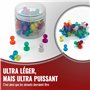 Poppstar Aimants Cônes Colorés pour Tableau, 50x (11 x 17mm) Aimants Puissants pour Tableau d'Affichage pour Réfrigérateur et Ta