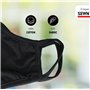 Masques en tissu KUNSTIFY - lot de 5 - coton - protection de la bouche et du nez - masques - lavable - unisexe - durable, car ré