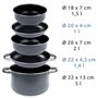 your GEAR Ranger Family Family Batterie de cuisine en aluminium pour jusqu'à 6 personnes 9 pièces