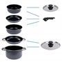 your GEAR Ranger Family Family Batterie de cuisine en aluminium pour jusqu'à 6 personnes 9 pièces