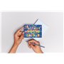 Edition Colibri (11072 FR Lot de 10 Cartes d‘invitation MONSTRES drôles en Français pour un anniversaire d‘enfant, pour une part