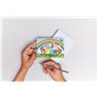 Edition Colibri Lot de 10 Cartes d‘invitation ANIMAUX DE ZOO en Français pour un anniversaire d‘enfant ou pour une partie au zoo
