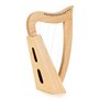 Classic Cantabile Harpe celtique 12 cordes - Harpe instrument de musique en bois de frêne - Avec 2 clés d'accord et sac