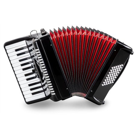 Classic Cantabile Accordéon 48 basses "Secondo V" noir