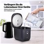 Lauben Carafe filtrante en verre 32 GW - Volume total : 3,2 l - Verre borosilicate - Cartouche de filtre à eau incluse - Couverc
