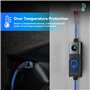 iLa Tech Mobile Wallbox 22kW WiFi Triphasé, EV Chargeur Type 2 32A avec Câble T2 5 Mètres, Borne de Recharge Voiture Electrique 