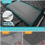 DAISTERN Housse Siège Auto pour Chien, Protection Couverture Siège Arrière Voiture avec 8 Couches de Tissu et Design à Plusieurs