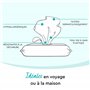 Lingettes visage et mains LILLYDOO, 160 pièces (8 x 20), tissu 100% sans plastique et sans parfum