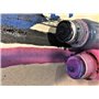 Squeeze Me Empty Lot de 3 marqueurs graffiti vides rechargeables en plastique transparent pour aquarelle, huile, peinture acryli