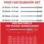 Bayertal® Kit pistolet à riveter pour visseuse sans fil et perceuse - 4 embouts à riveter - Kit adaptateur de rivets aveugles pr