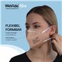 WeVida® Plus FFP2 Lot de 25 masques respiratoires certifiés CE et conformes aux normes EN149:2001+A1:2009, CE2841 (vieux rose)