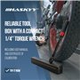 HASKYY Clé dynamométrique 1/4" 10-50Nm vélo moteur moto quad couple cliquet clé à cliquet