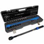 HASKYY Jeu de clés dynamométriques 1/2" 50-350 Nm pour voiture, tige d'extension pour voiture, douilles, outils de service
