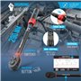 HASKYY Clé dynamométrique magnétique 3/8" 10-60 Nm 14-16 mm avec embouts Torx T20 T30 T40 avec adaptateur d'extension pour voitu
