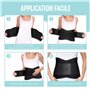 BACK BODYGUARD ceinture lombaire femme et ceinture lombaire homme - ceinture dorsale - ceinture de soutien du dos - soulagement 
