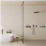 LIEBHEIM Étagère de Douche Étagère de Douche Étagère de Salle de Bain sans perçage – Maintien des Bombes grâce au Ruban adhésif 