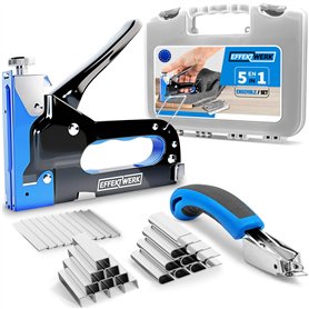 EFFEKTWERK Kit d'agrafes à main - Testé TÜV GS - Agrafes pour bois