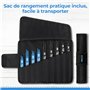 Effektwerk Lames de scie alternative (32 pièces), jeu de lames de scie de rechange en acier au carbure, scies sabre HCS et bimét