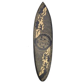 Planche de surf Bali - En bois - 80 cm - À suspendre - Décoration de surf - Polynésie