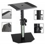 Pronomic SLS-36P BK Statif de Table pour Haut-parleurs - Support de Table Enceintes de Monitoring Studio - Pieds métallique - En