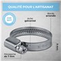 GRAFT support mural de colliers de serrage | 227 pc | Support et tournevis | Colliers de serrage tuyaux | Serrage tuyaux réglabl