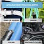 GRAFT support mural de colliers de serrage | 227 pc | Support et tournevis | Colliers de serrage tuyaux | Serrage tuyaux réglabl