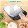 EUROPAPA® Balance De Cuisine NumÉRique, Balance En Grammes 1G/5KG Avec Grand ÉCran LCD, Balance Alimentaire Avec 5 UnitÉS De Mes