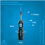 BikeBroz 81664 Clé dynamométrique pour réparation de vélo et autres 1/4" Tournevis dynamométrique avec porte-embout et raccord d