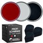 Monsters'n'Masquerade® - Maquillage Fard Aquarellable Professionnel | XXL-Set | NOIR + BLANC + ROUGE (3x 30g = 90g) | Halloween