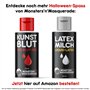 Monsters'n'Masquerade® - Maquillage Fard Aquarellable Professionnel | XXL-Set | NOIR + BLANC + ROUGE (3x 30g = 90g) | Halloween 