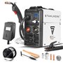 STAHLWERK MIG MAG 160 M Poste à souder IGBT Appareil combiné entièrement synergique 5 en 1 avec véritable 160 ampères et 2 roule