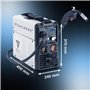 STAHLWERK MIG MAG 160 M Poste à souder IGBT Appareil combiné entièrement synergique 5 en 1 avec véritable 160 ampères et 2 roule
