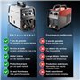 STAHLWERK Poste à souder MIG 155 ST IGBT - MIG MAG, 155 A, MMA E-Hand, compatible FLUX pour soudage sans gaz, dévidoir de fil sy